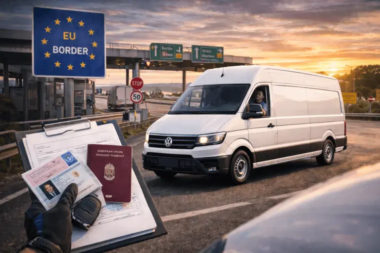 Furgonbérlés külföldre