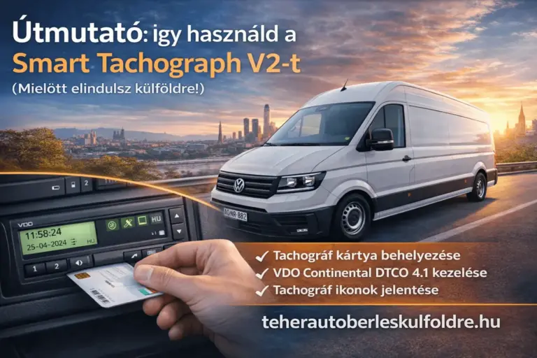 Smart Tachograph V2 útmutató